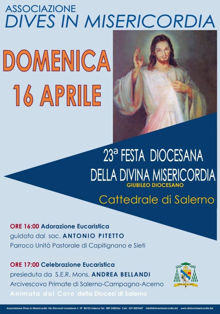 Festa Della Divina Misericordia 2023 – Arcidiocesi